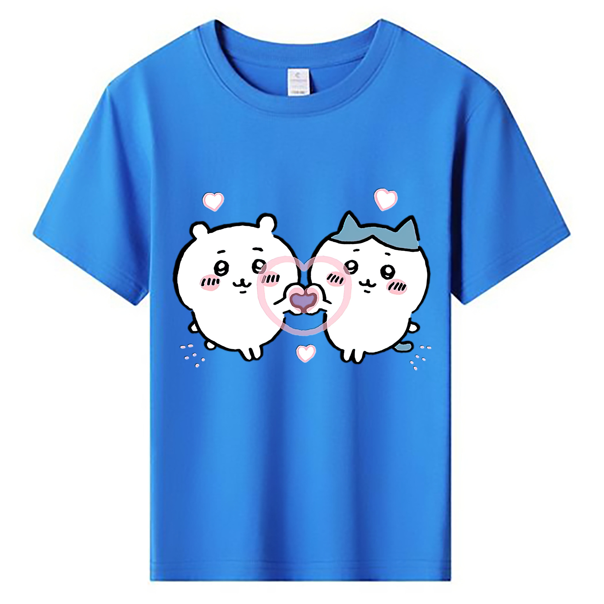 （画像用） ちいかわ ちいかわ Chii-kawa chiikawa 綿100％キッズTシャツ（フロントプリント）